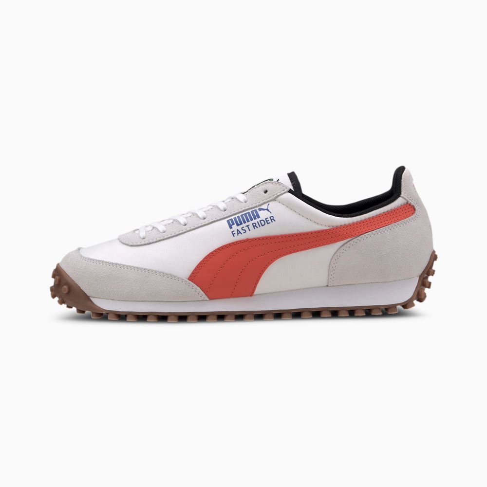 Puma Fast Rider Source Férfi Sportcipő - Fehér/Korall ( Hungary - URCTJ7930 )